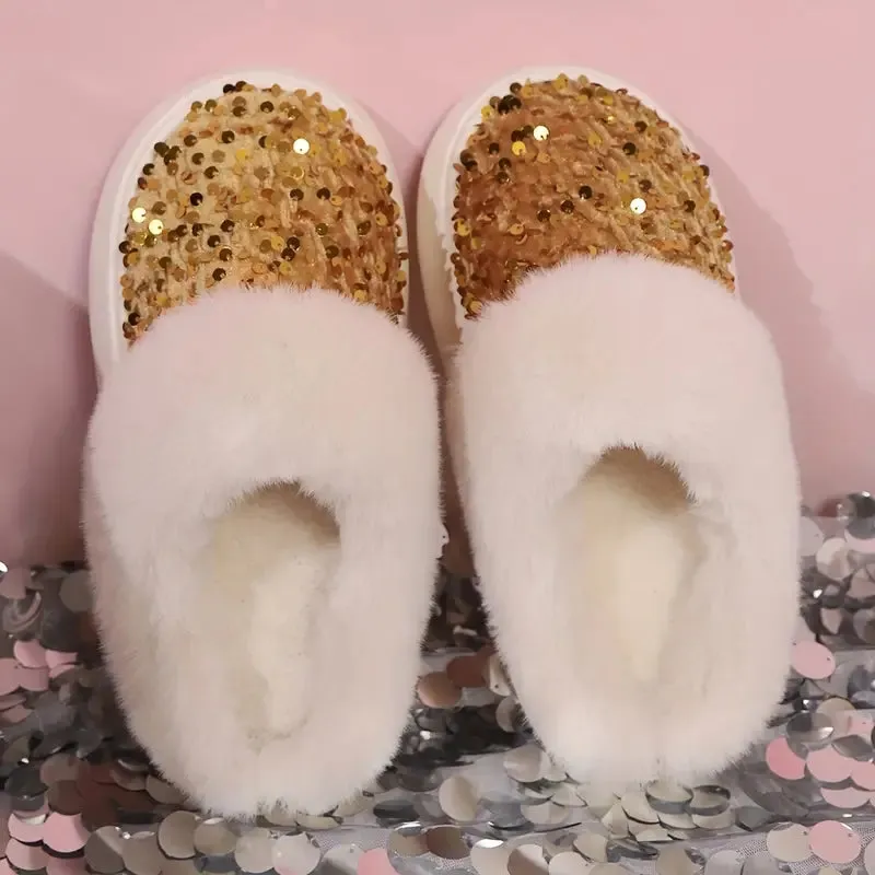 🔥 Stylish Soft Wool Lining Slip On House Shoes