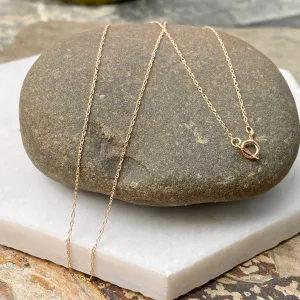 10KT Yellow Gold .85mm Rope Chain Necklace