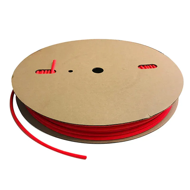 2:1 - Single Wall Polyolefin - Heat Shrink Tubing - Red