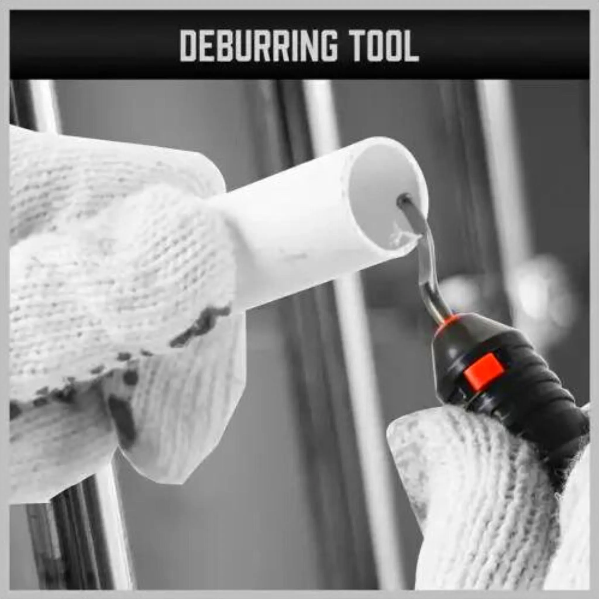 3 Piece Tube Pipe Cutter Set | Heavy Duty Copper Pipe PVC Thin Steel Cut with Deburring Tool