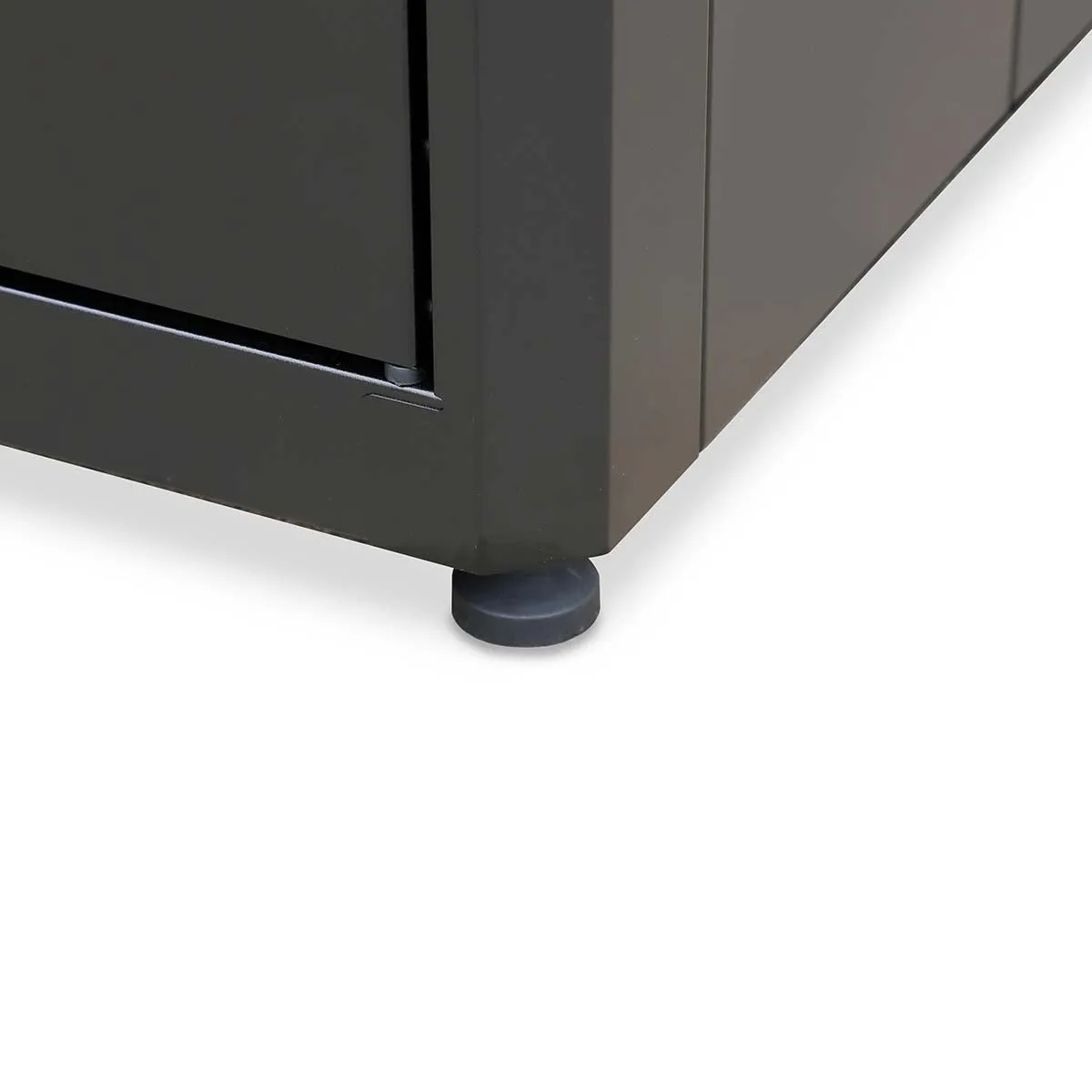 4-Drawer Base Cabinet with Stainless Steel Worktop