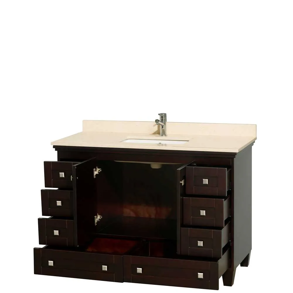 Acclaim 48 Inch Single Bathroom Vanity in Espresso