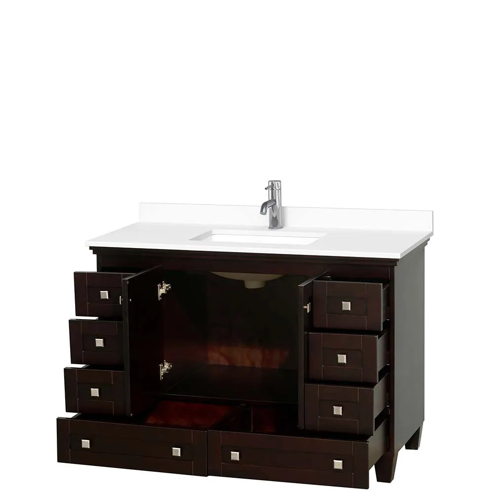 Acclaim 48 Inch Single Bathroom Vanity in Espresso