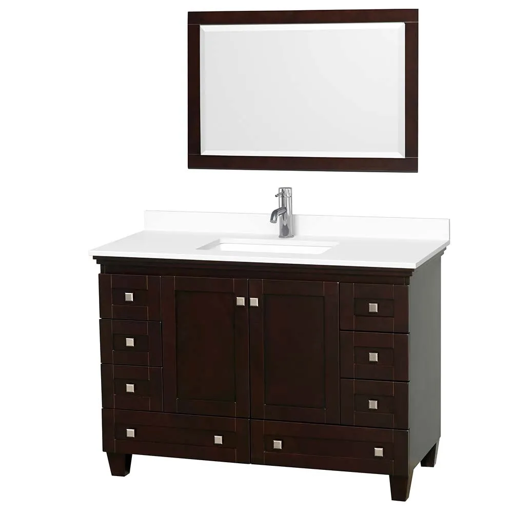Acclaim 48 Inch Single Bathroom Vanity in Espresso