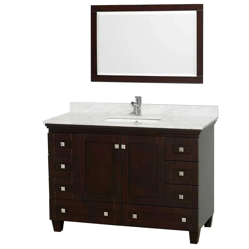 Acclaim 48 Inch Single Bathroom Vanity in Espresso