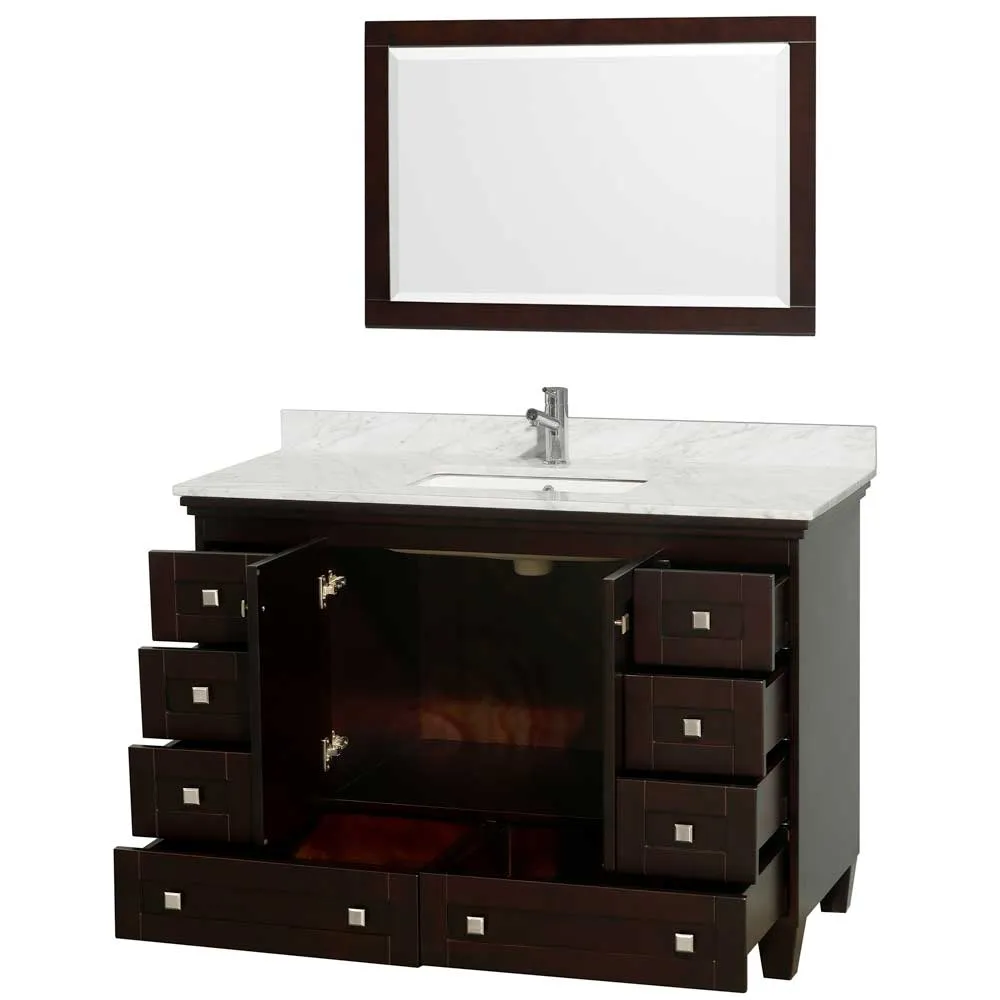 Acclaim 48 Inch Single Bathroom Vanity in Espresso