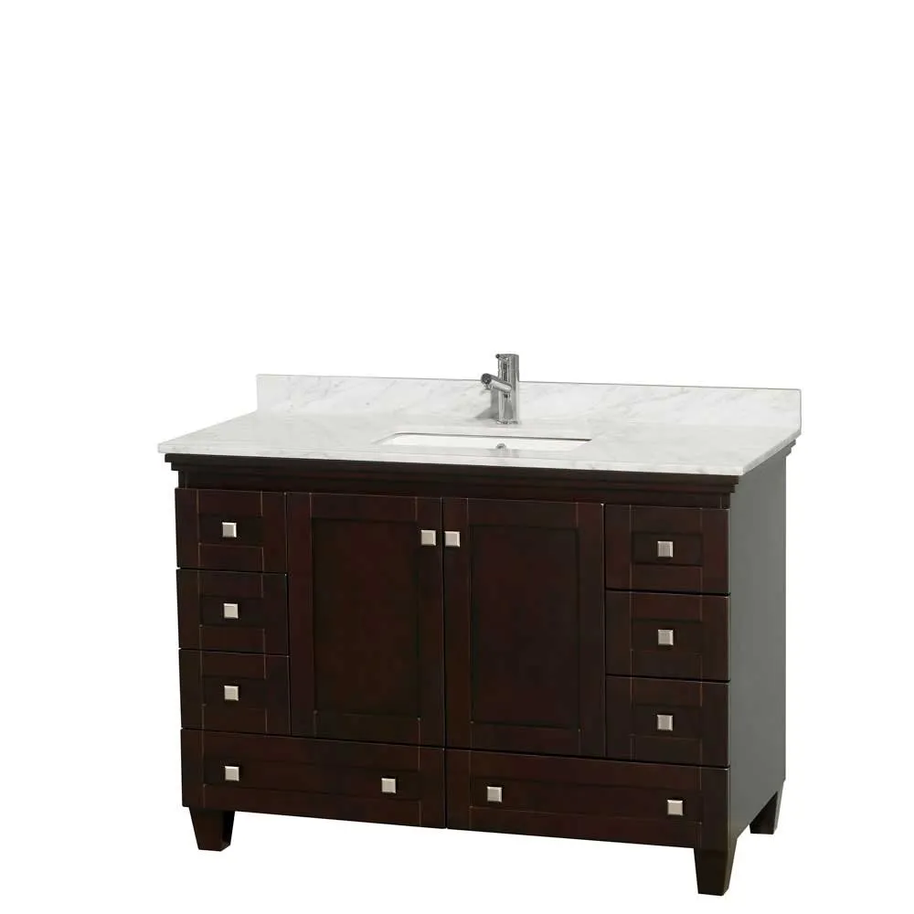 Acclaim 48 Inch Single Bathroom Vanity in Espresso