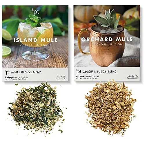Advanced Mixology Moscow Mule Cocktail Infusion (2 pk) | Alcohol Infusion Kit for Island Moscow Mule and Orchard Moscow Mule | Alcohol Gifts for him