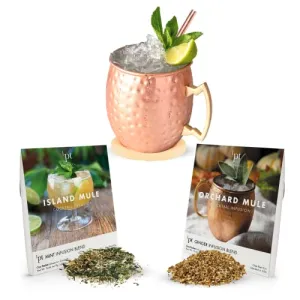 Advanced Mixology Moscow Mule Cocktail Infusion (2 pk) | Alcohol Infusion Kit for Island Moscow Mule and Orchard Moscow Mule | Alcohol Gifts for him