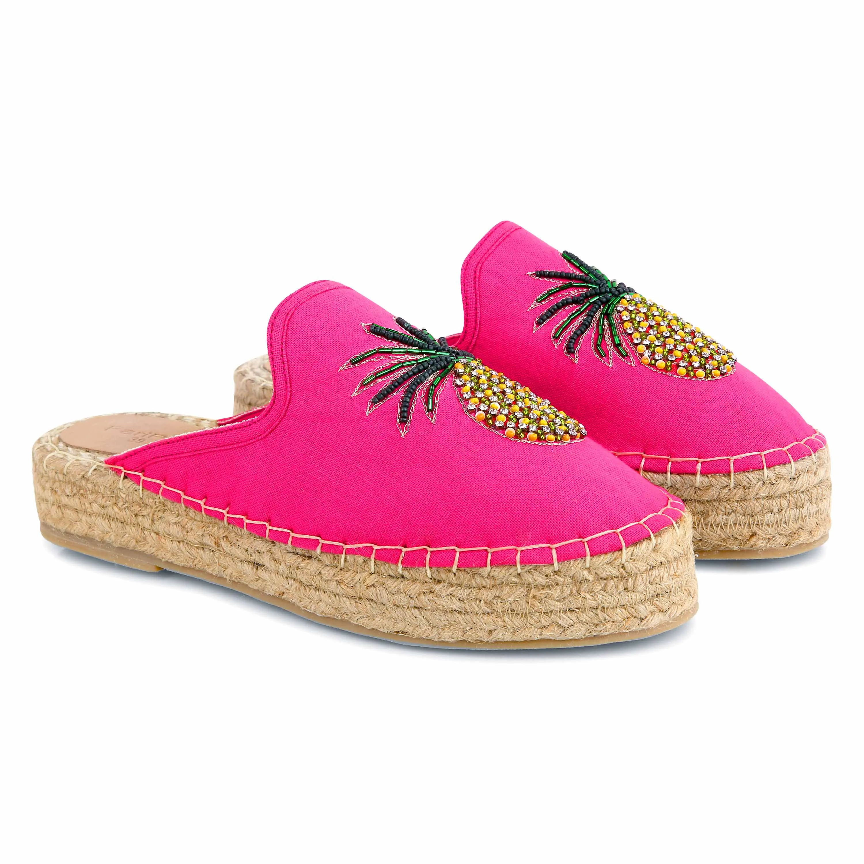 Ananas Espadrilles Haut Women Fancy Platform