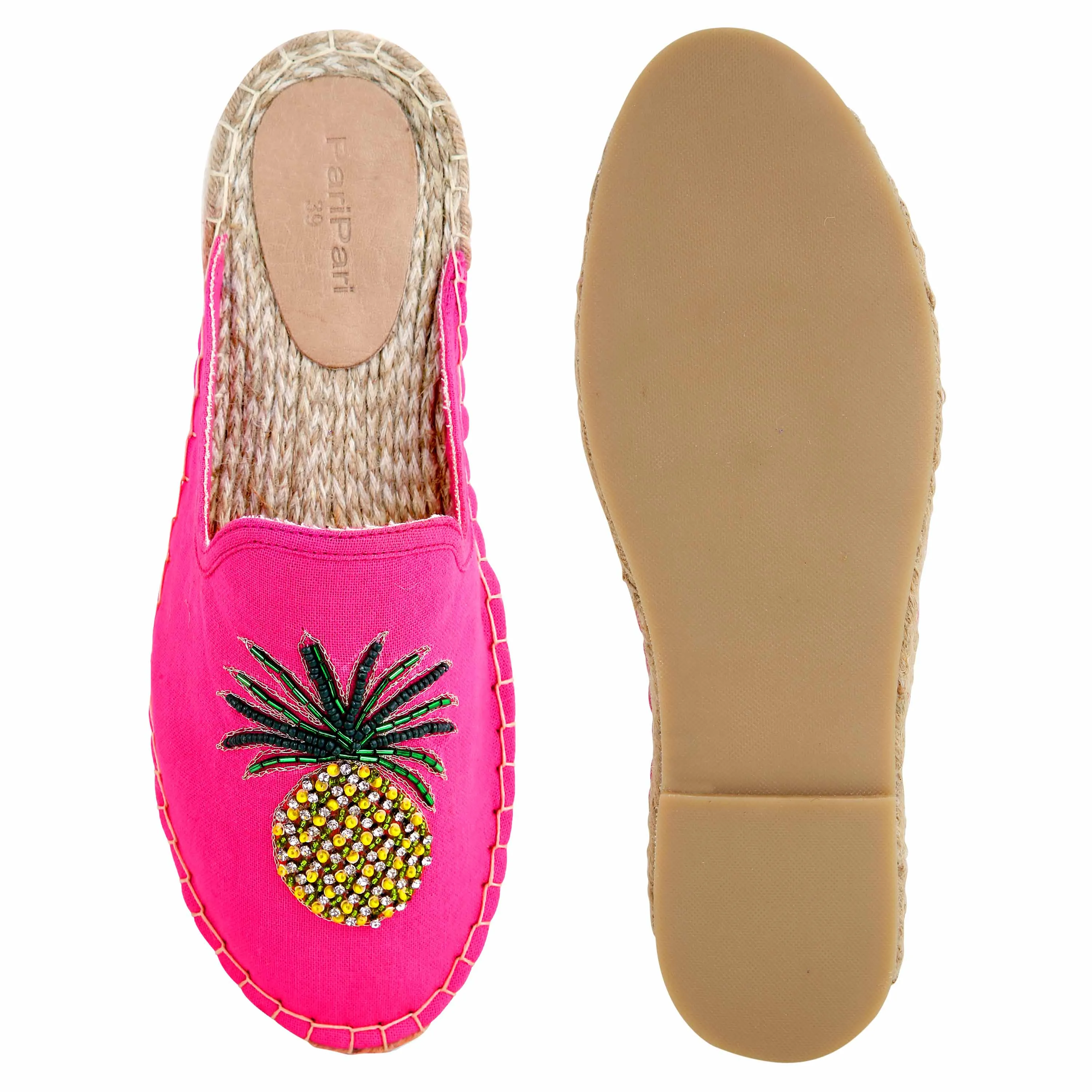 Ananas Espadrilles Haut Women Fancy Platform