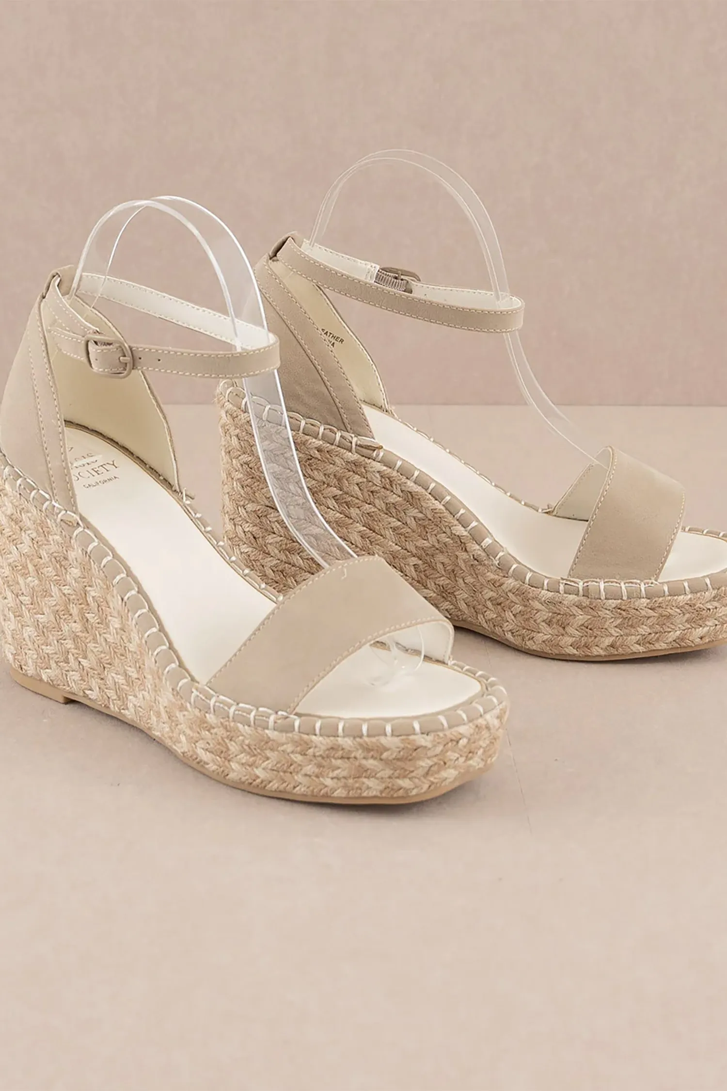 Ankle Strap Esparille Wedge