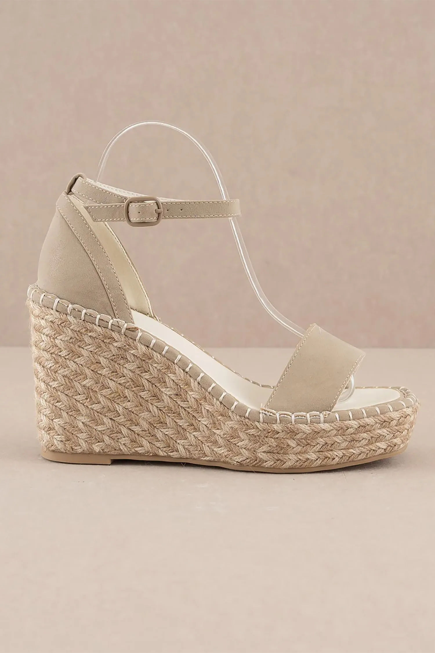 Ankle Strap Esparille Wedge