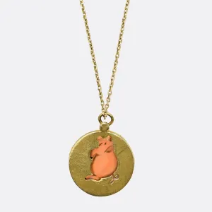 Antique French "Three Little Pigs" Locket Charm