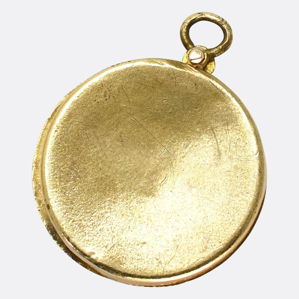 Antique French "Three Little Pigs" Locket Charm