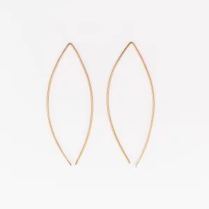 Arc Slide Thru Earrings