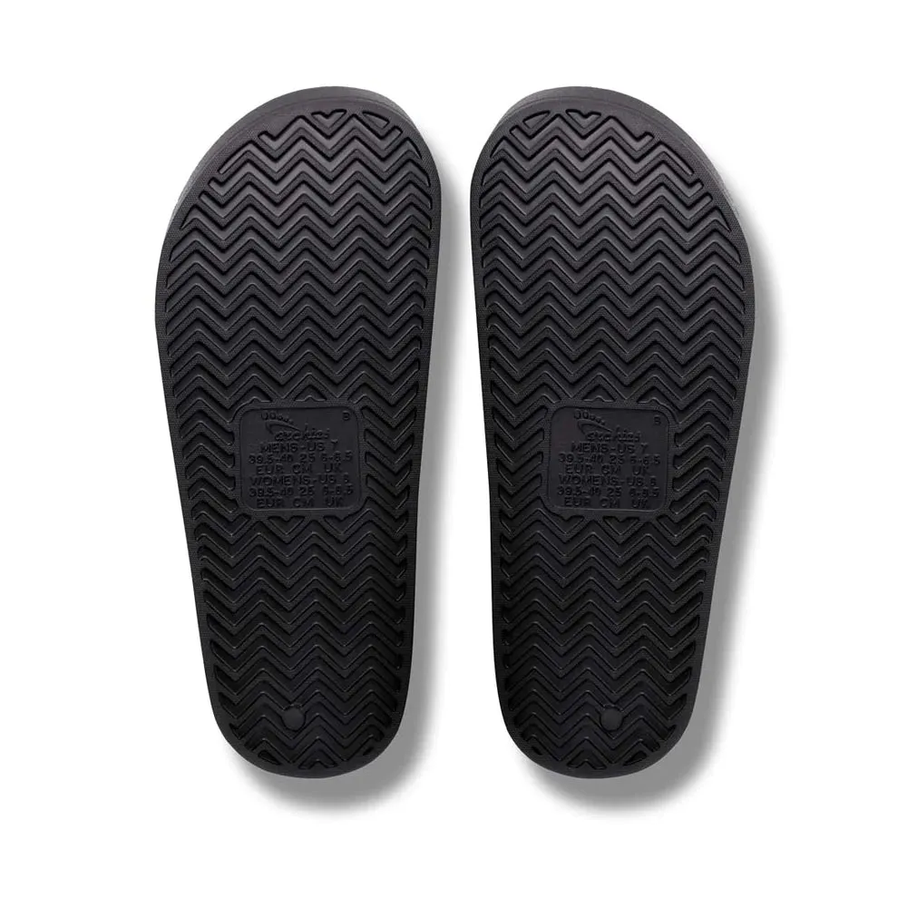 Archies Arch Support Slides- Black