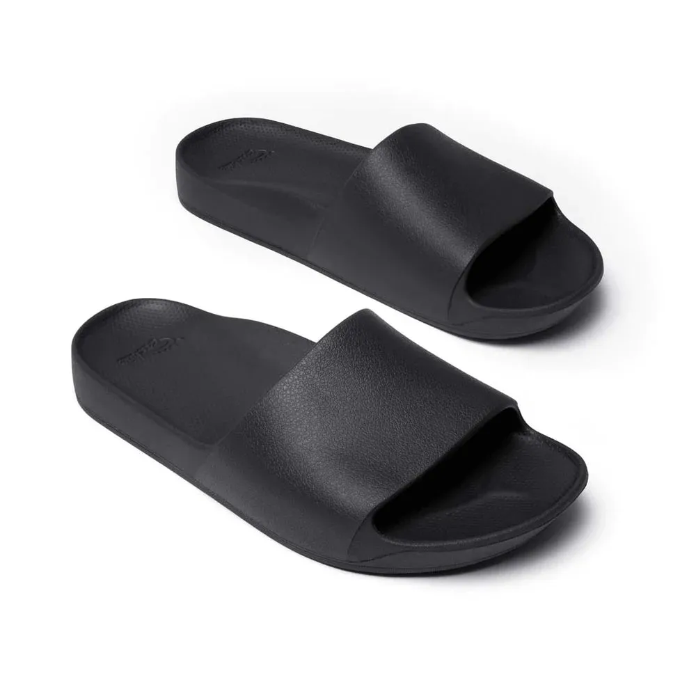 Archies Arch Support Slides- Black