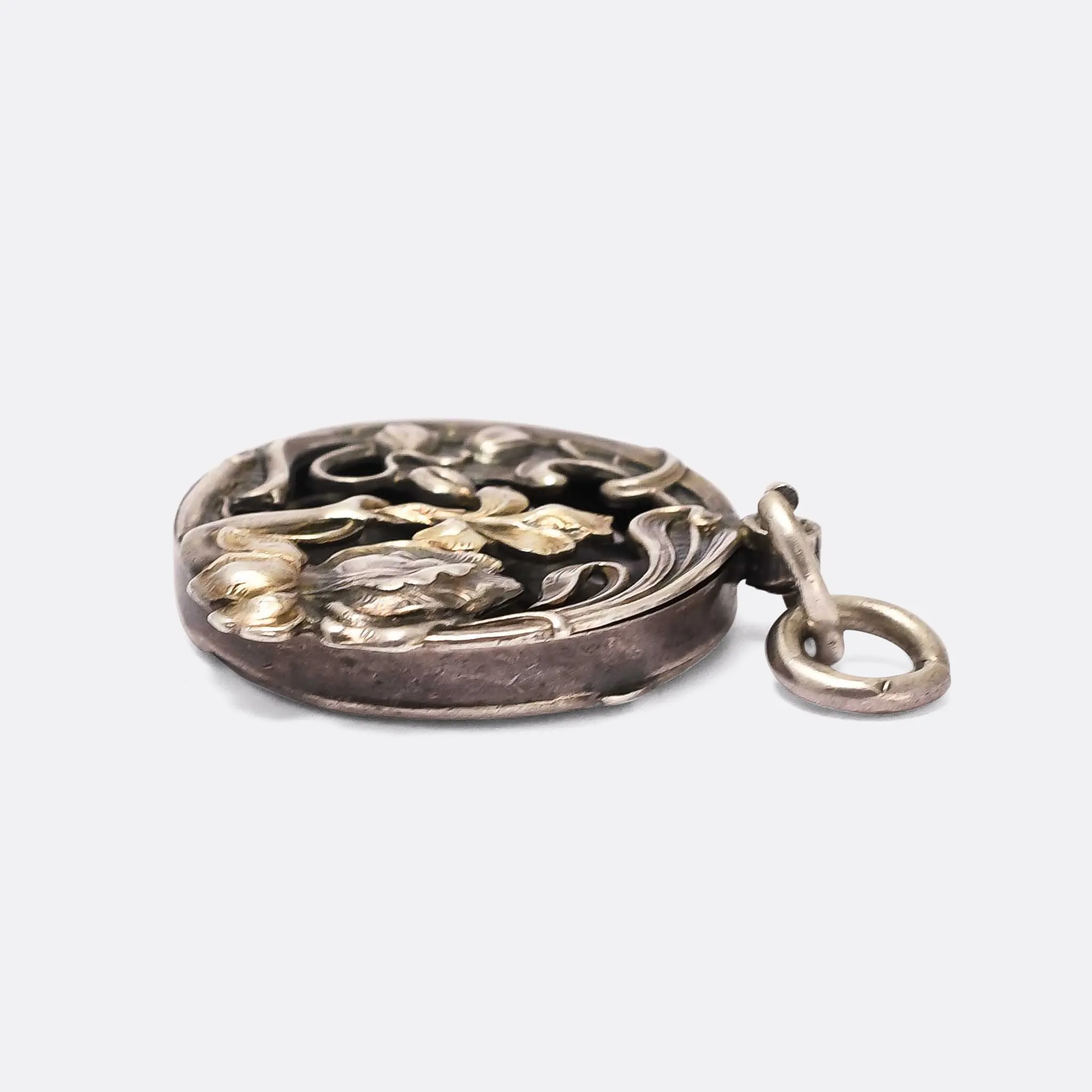 Arts & Crafts Silver Openwork Locket