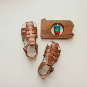 Audrey Sandal in Brown