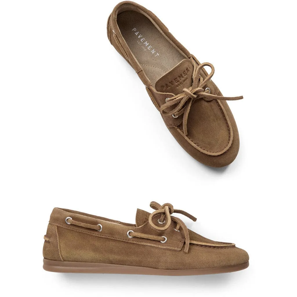 Ballerina Loafers - Taupe Suede - Marin - Pavement 