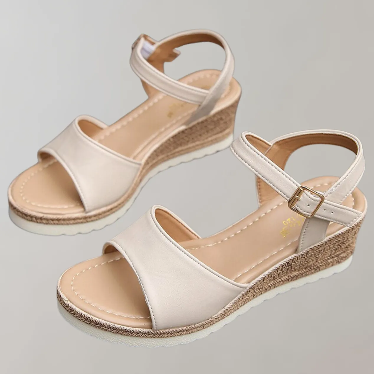 B&S | Orthopaedic & Comfortable Platform Sandals for Women – Breathable Materials & Adjustable Straps for Perfect Fit