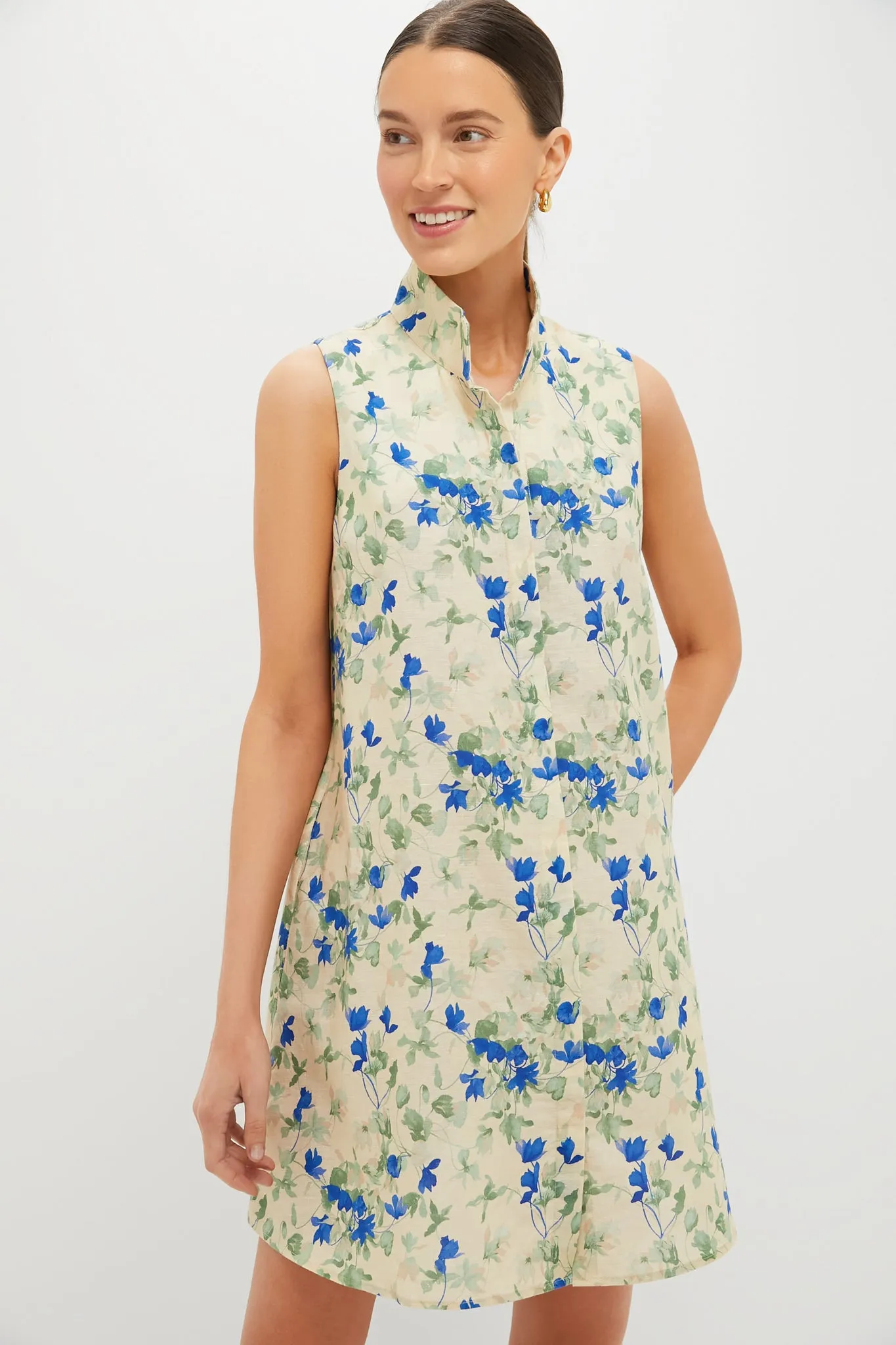 Bellflower Blooms Sleeveless Charlie Dress
