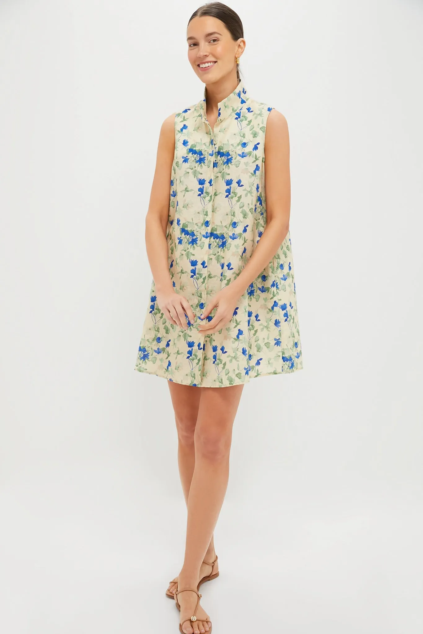 Bellflower Blooms Sleeveless Charlie Dress