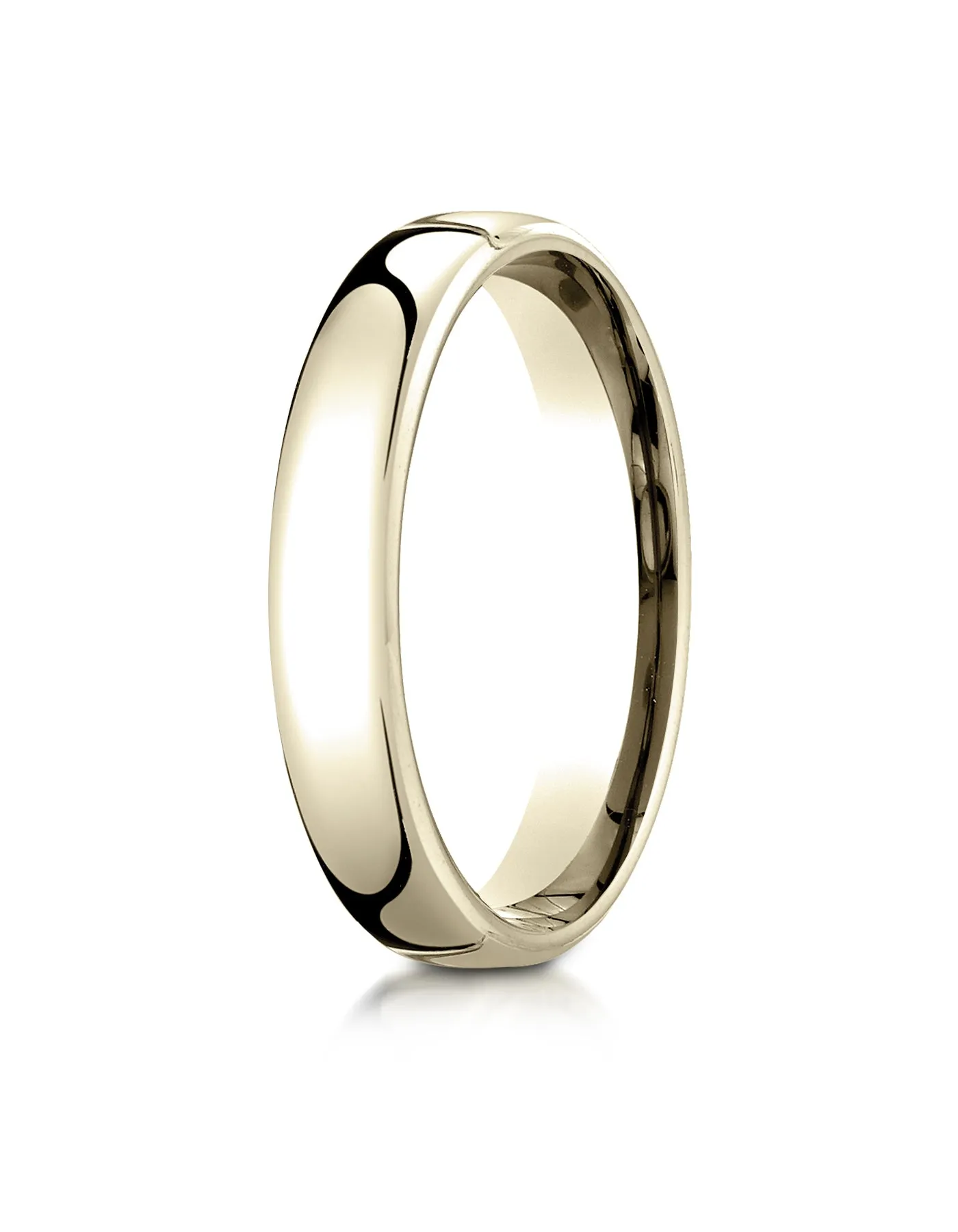 Benchmark 10K Yellow Gold 4.5mm European Comfort-Fit Wedding Band Ring (Sizes 4 - 14 )