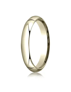 Benchmark 14K Yellow Gold 4mm High Dome Heavy Comfort-Fit Wedding Band Ring (Sizes 4 - 15 )