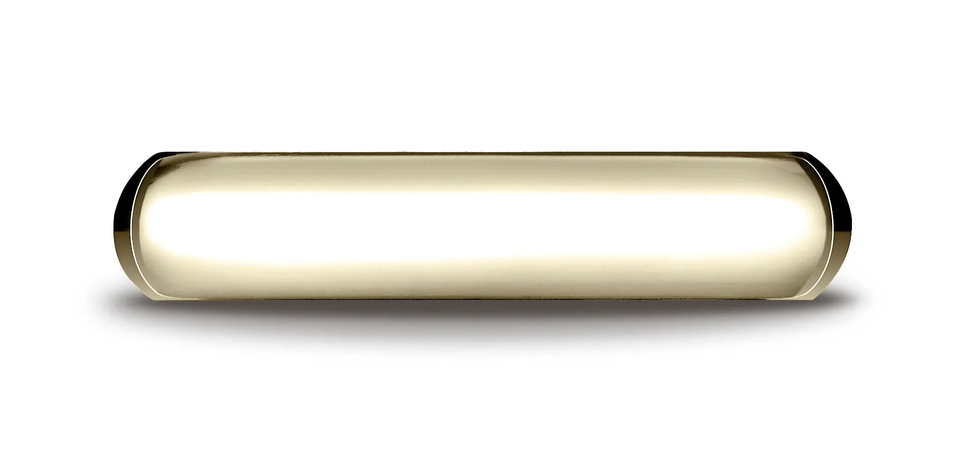 Benchmark 14K Yellow Gold 5mm High Dome Heavy Comfort-Fit Wedding Band Ring (Sizes 4 - 15 )