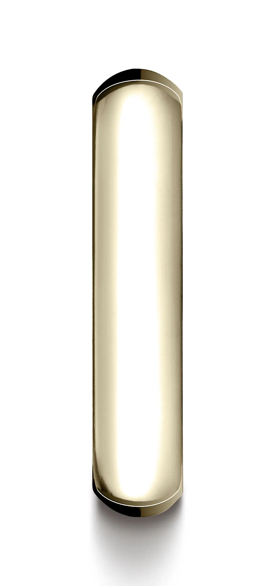 Benchmark 14K Yellow Gold 5mm High Dome Heavy Comfort-Fit Wedding Band Ring (Sizes 4 - 15 )