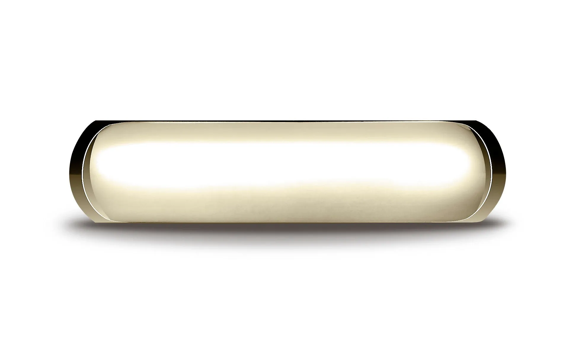 Benchmark 14K Yellow Gold 6mm High Dome Heavy Comfort-Fit Wedding Band Ring (Sizes 4 - 15 )