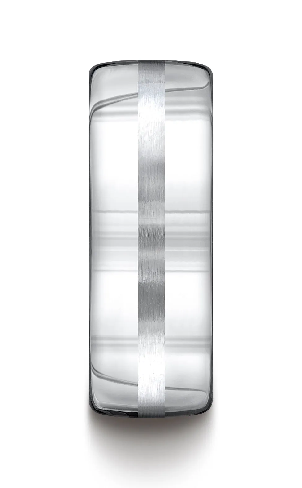 Benchmark Cobaltchrome 7.5mm Comfort-Fit Satin-Finished Design Wedding Band Ring, (Sizes 6 - 14)