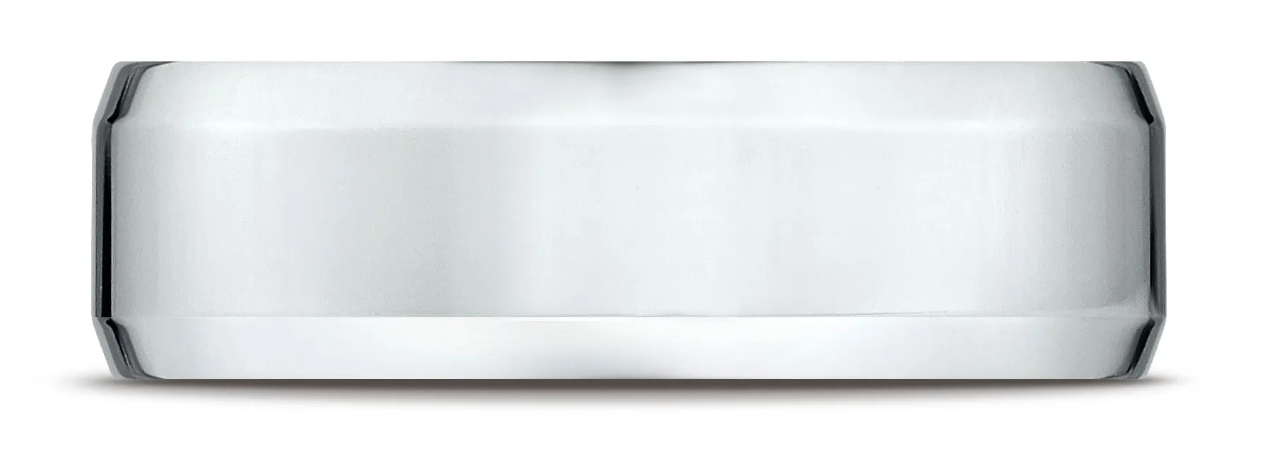 Benchmark Palladium 7mm Comfort-Fit High Polished Carved Design Band, (Sizes 4-15)