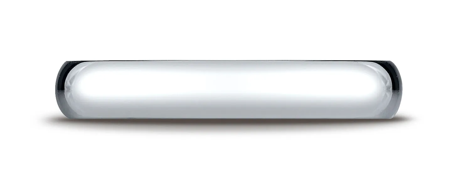 Benchmark Platinum 4mm Slightly Domed Super Light Comfort-Fit Wedding Band Ring (Sizes 4 - 15 )