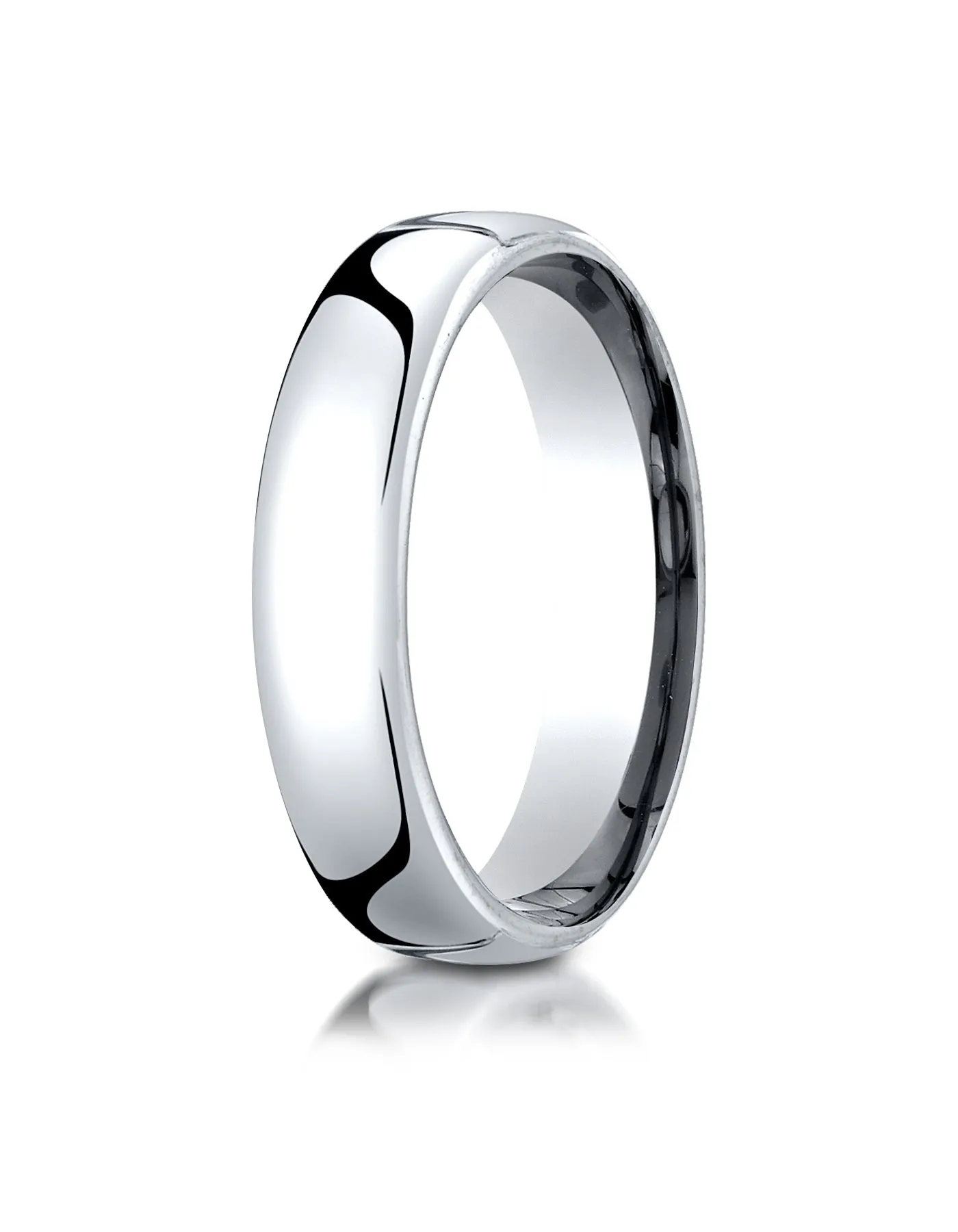 Benchmark Platinum 5.5mm European Comfort-Fit Wedding Band Ring (Sizes 4 - 14 )