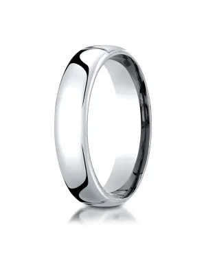 Benchmark Platinum 5.5mm European Comfort-Fit Wedding Band Ring (Sizes 4 - 14 )