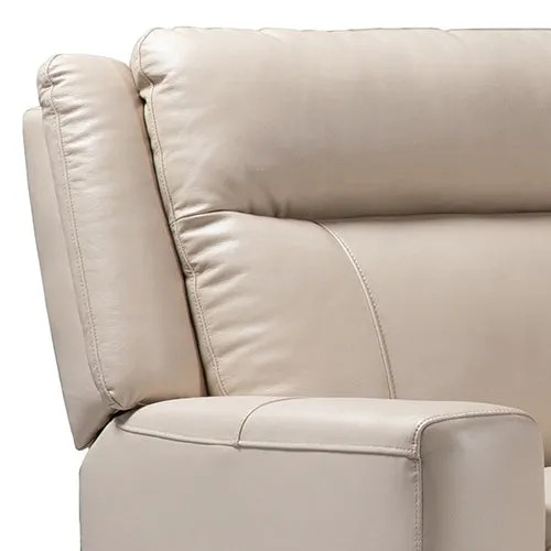 Berlin 6 Seater Sectional Genuine Leather Recliner Sofa with 2 Power Slides