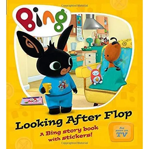 Bing Children Story 5 Books Collection Pack Set (Dressing-Up,Bing-Hide-Seek,Looking-After-Flop,Big Slide,Wheres-Hoppity)