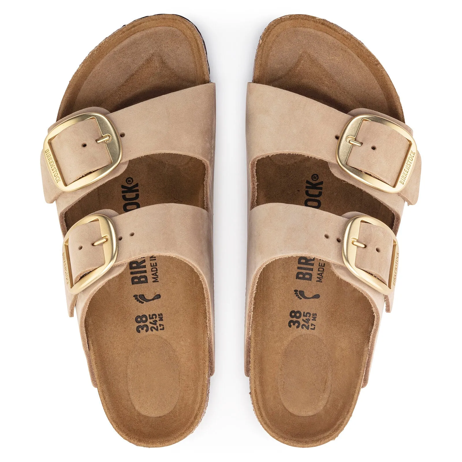 Birkenstock Women's Arizona Big Buckle Sand Nubuck