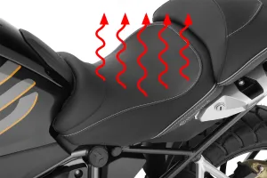 BMW R 1250 GS Ergonomics - Wunderlich "Active Comfort" (Heating) Seat