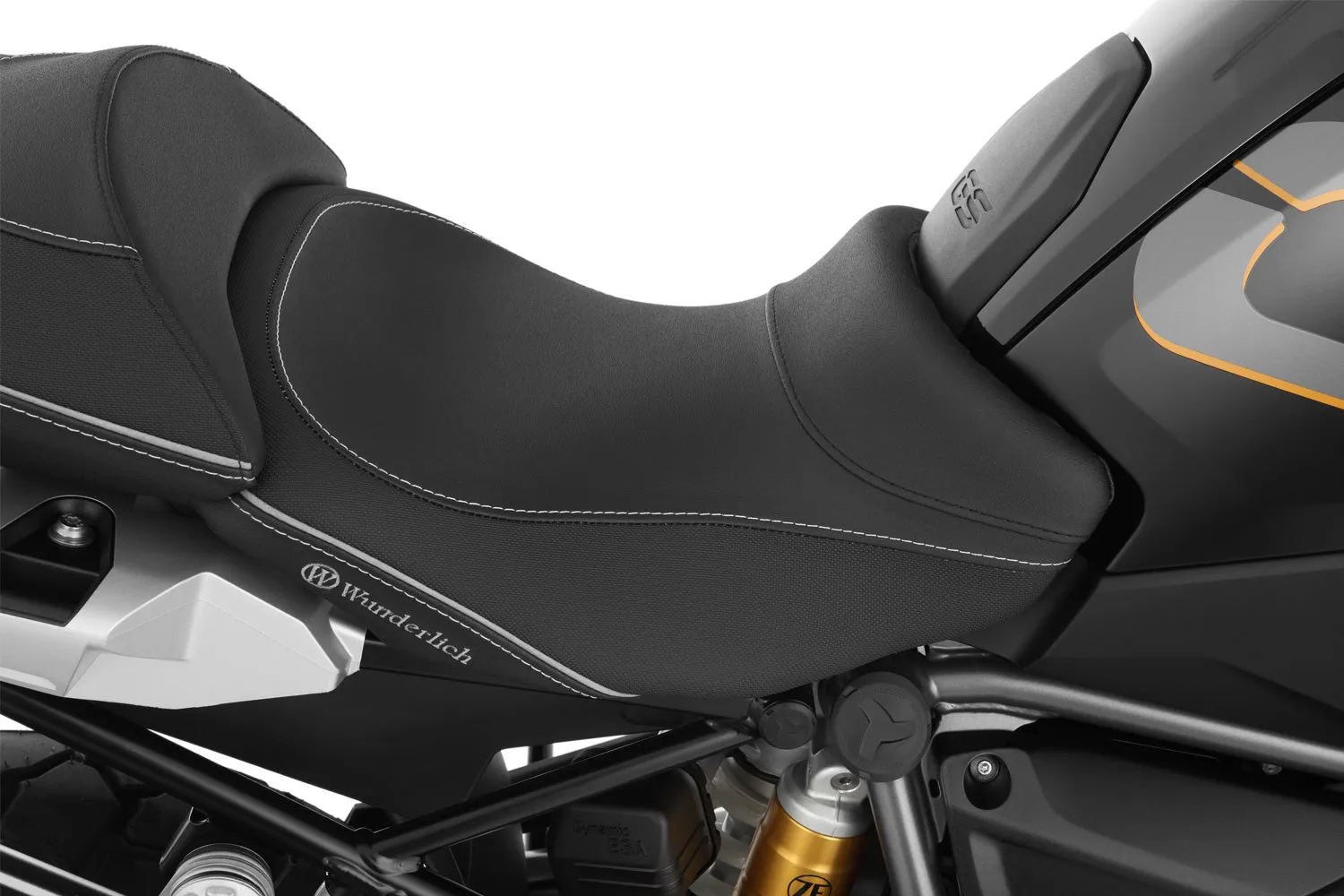 BMW R 1250 GS Ergonomics - Wunderlich "Active Comfort" (Heating) Seat