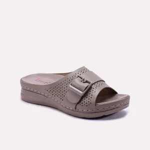Brown Comfy Casual Slides 0412922