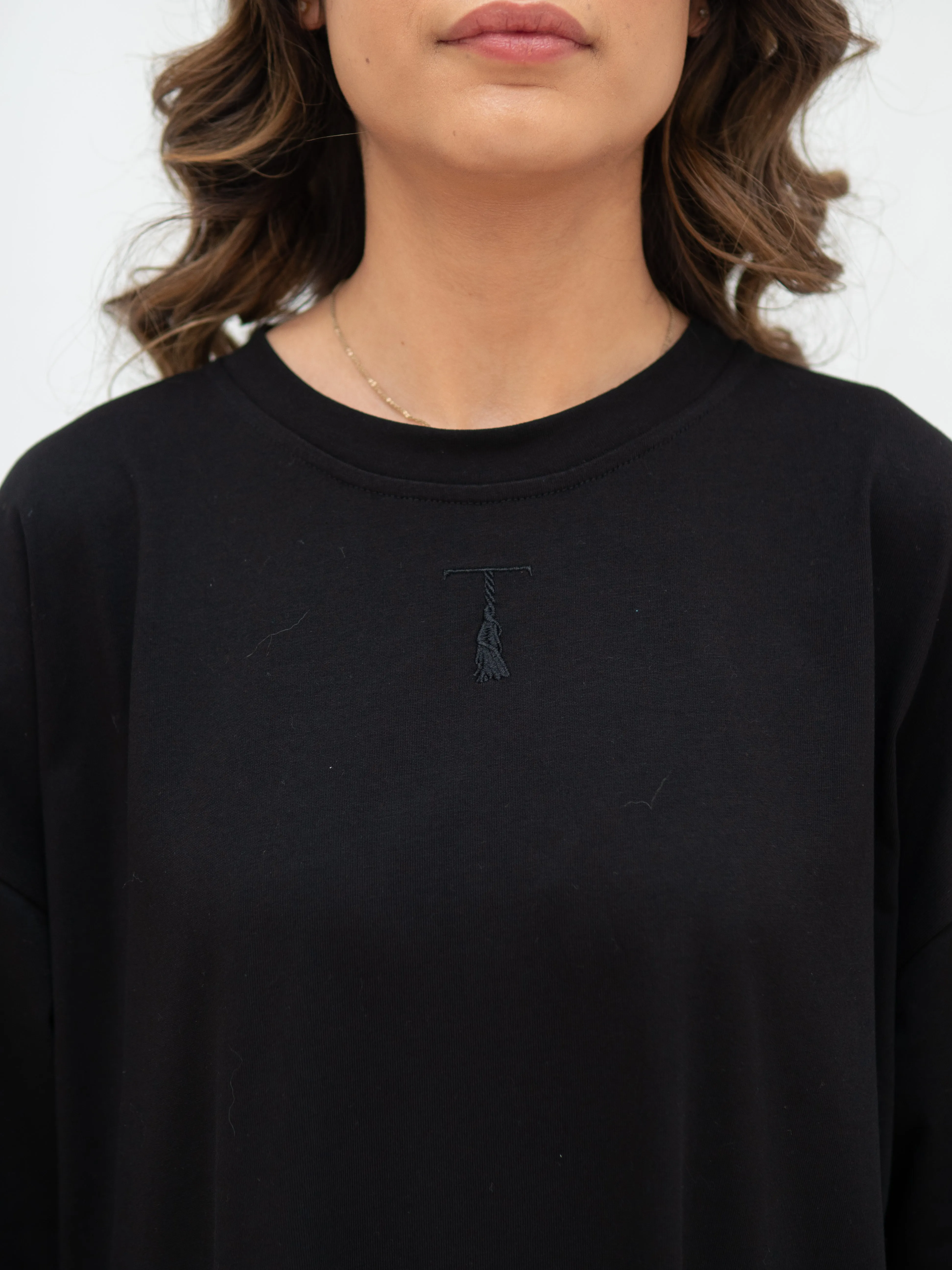 casual black LONG SLEEVES