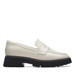 Clarks Women's Stayso Edge Ivory Leather 26174707