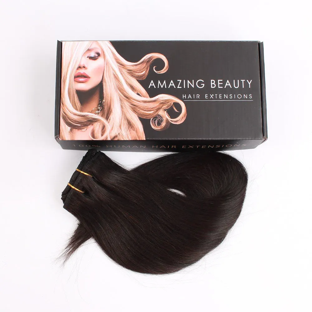 Clip in Hair Extension Silky Straight