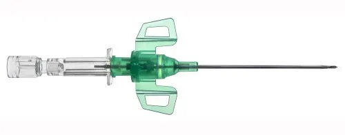 Closed IV Catheter Introcan Safety 3 18 Gauge 1.75 Inch Sliding Safety Needle