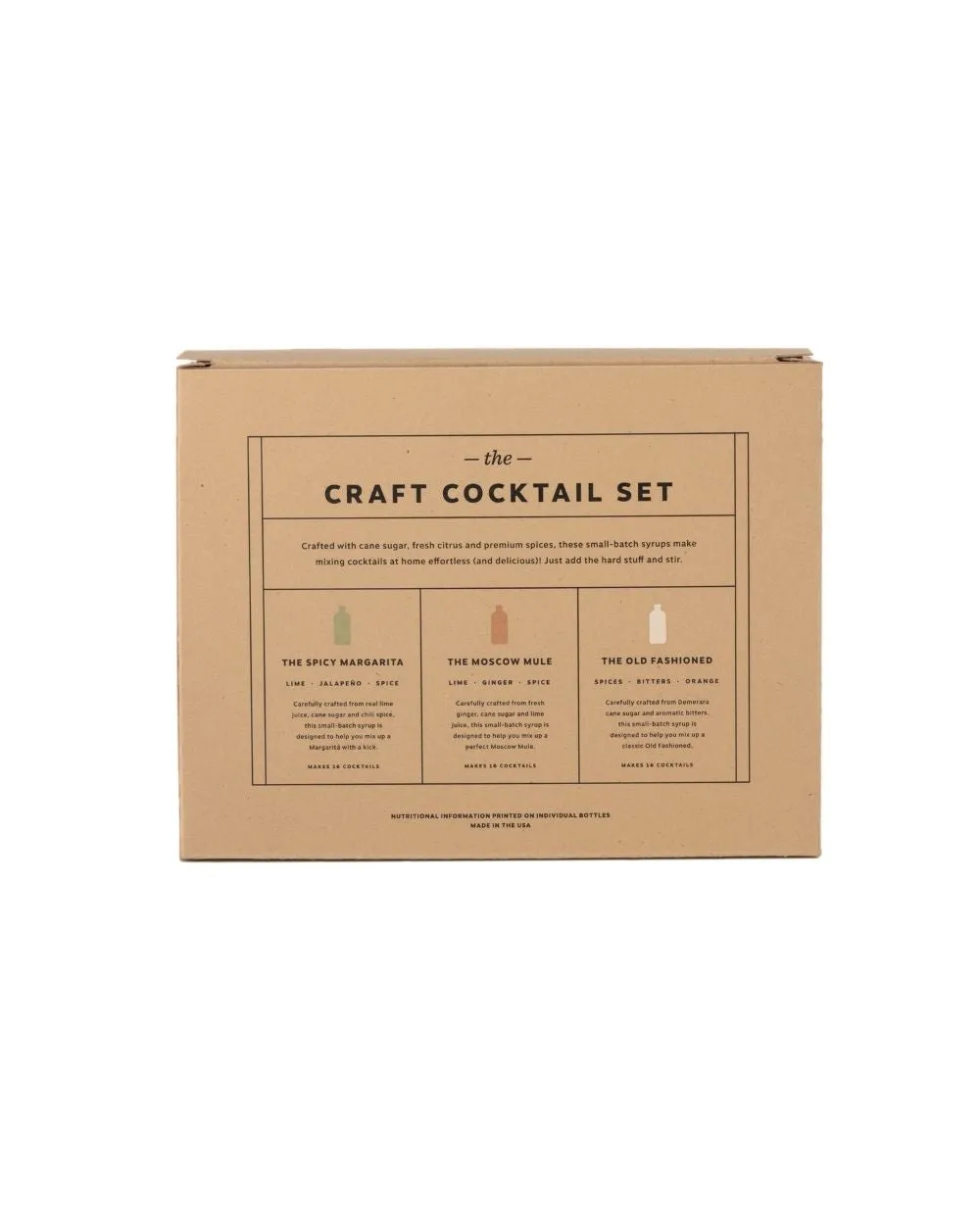 Cocktail Syrup, 3-Pack Set