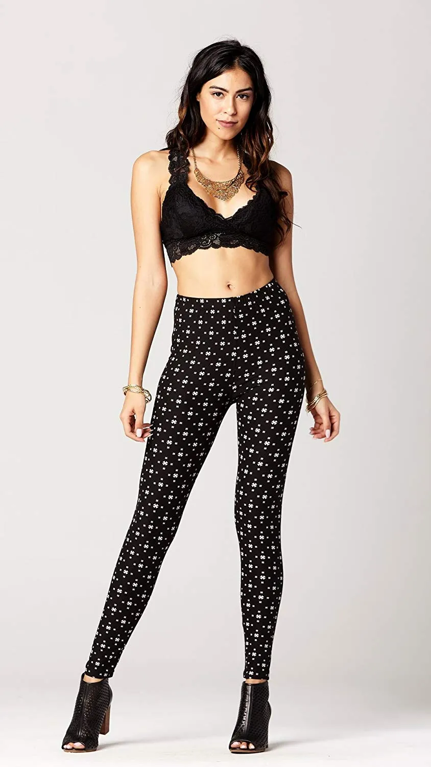 Conceited Premium - Leggings de cintura alta ultra suave para mujer, tamaño regular y grande, muchos colores